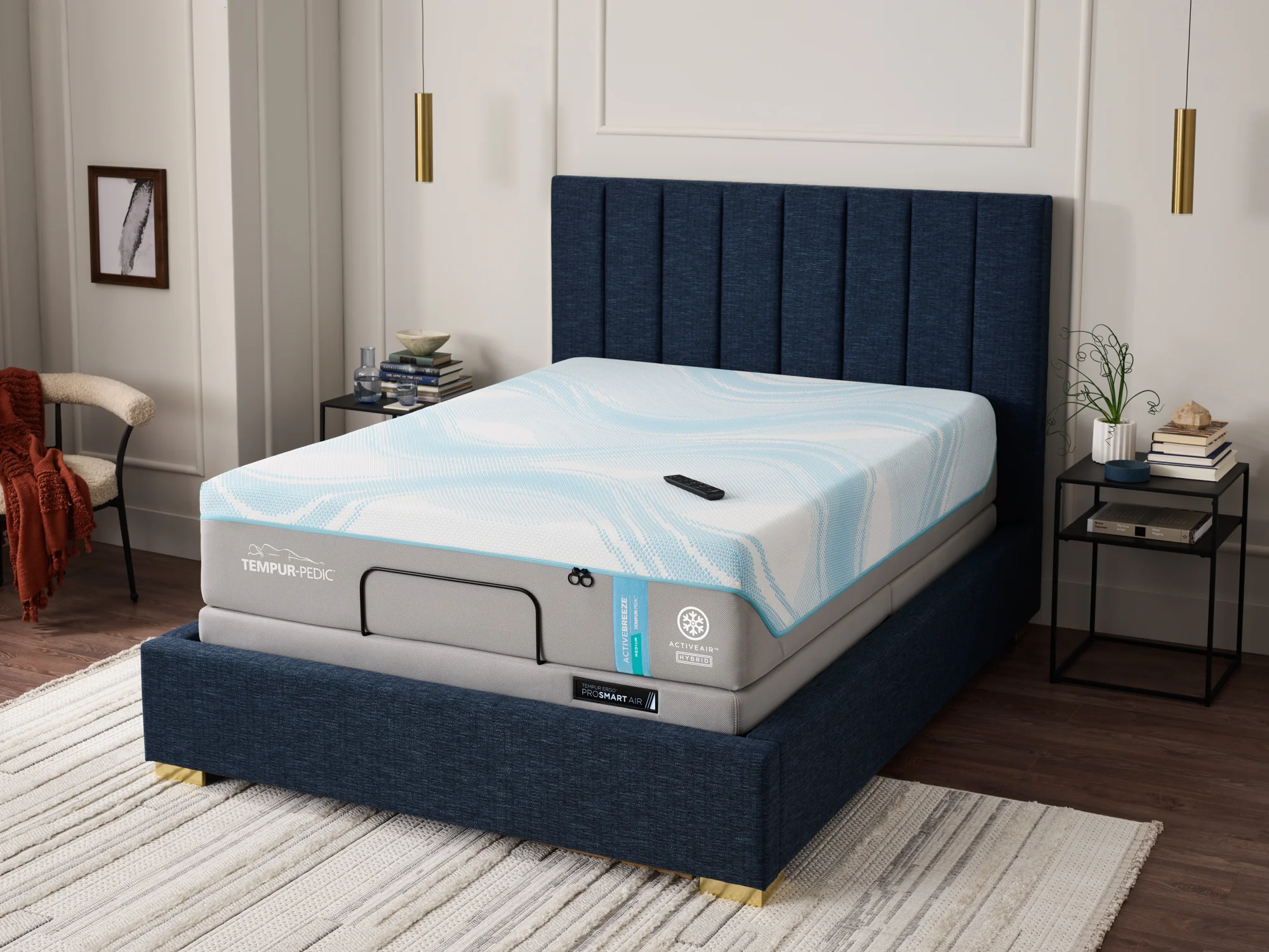 Tempur Pedic Active Breeze Ii Medium Hybrid Mattress & Adjustable Foundation Package - Image 20