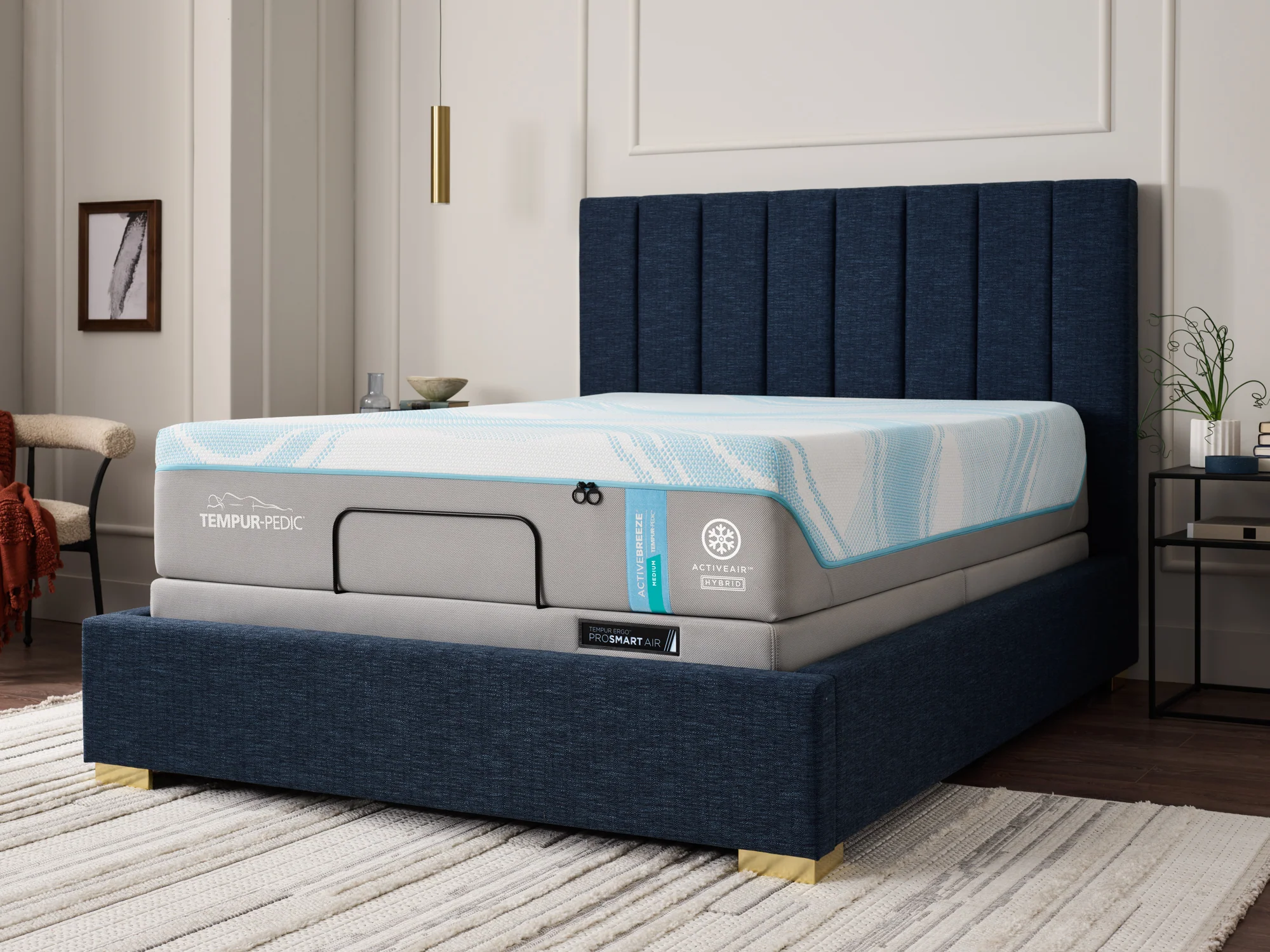 Tempur Pedic Active Breeze Ii Medium Hybrid Mattress & Adjustable Foundation Package - Image 33