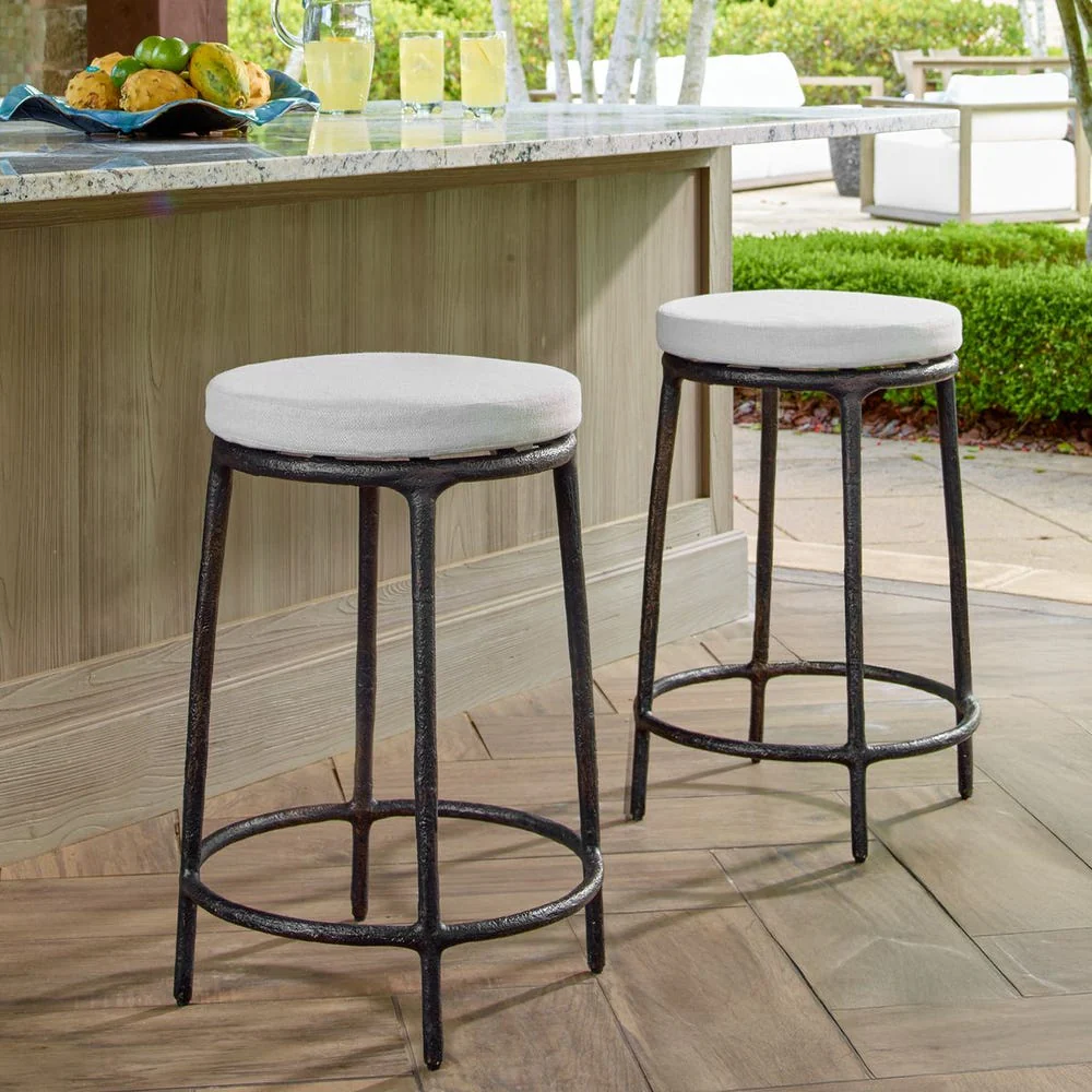 Thayer Outdoor Counter Height Stool - Image 5