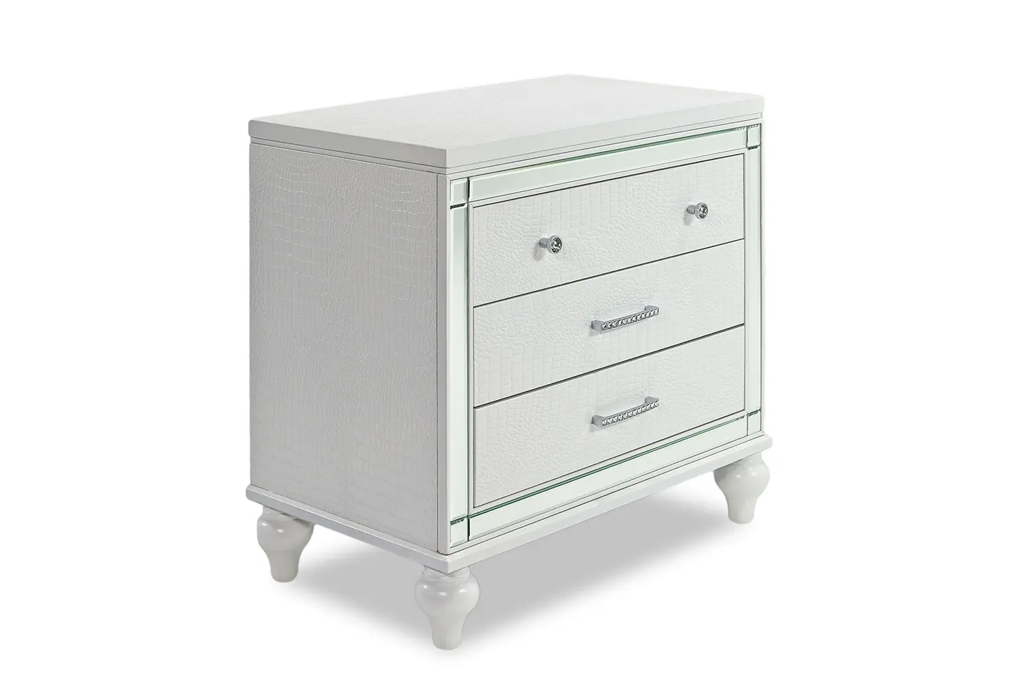 Valentino Panel Bed & Dresser & Mirror & Nightstand - Image 24