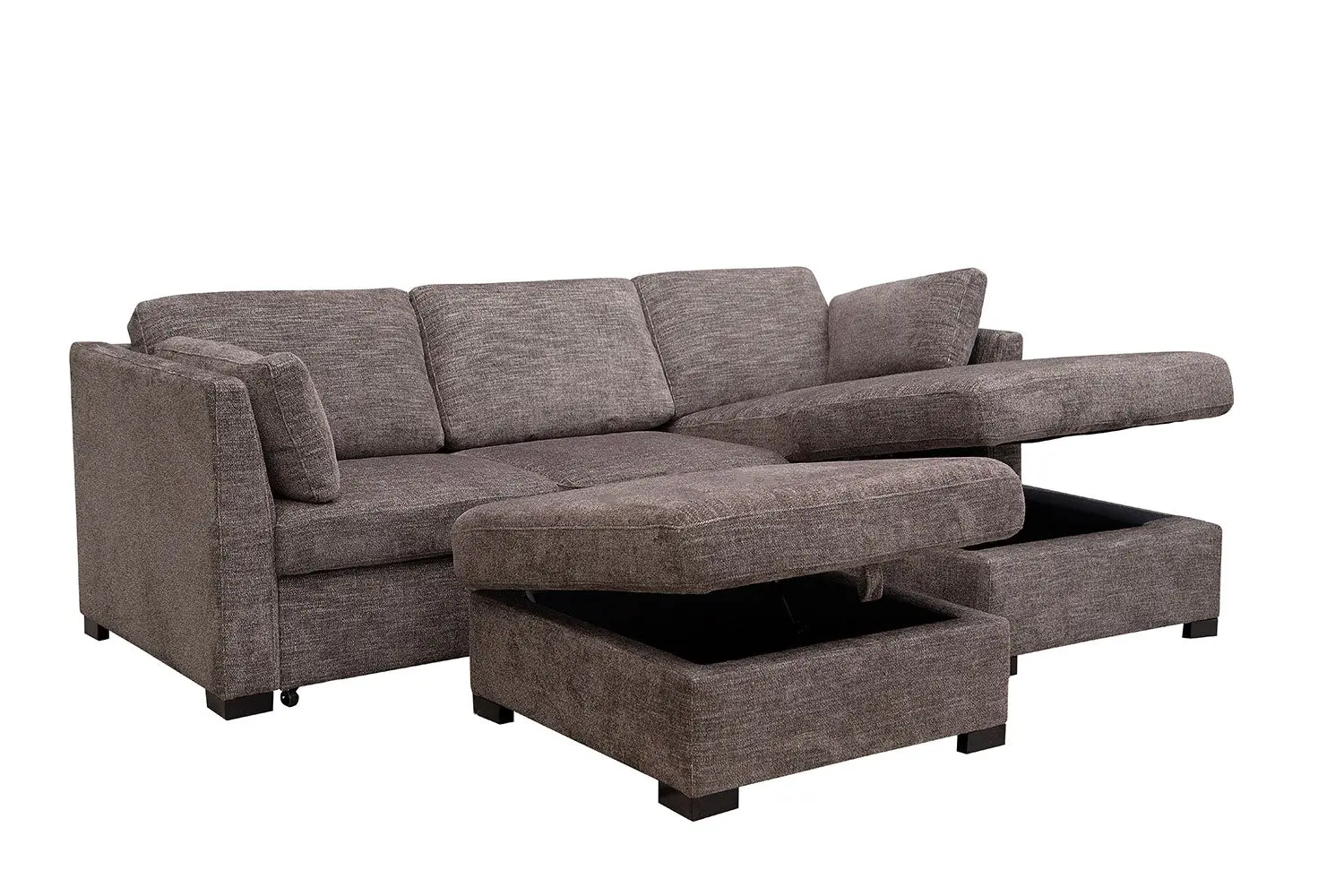 Vivian Full Pullout Sofa Chaise - Image 14