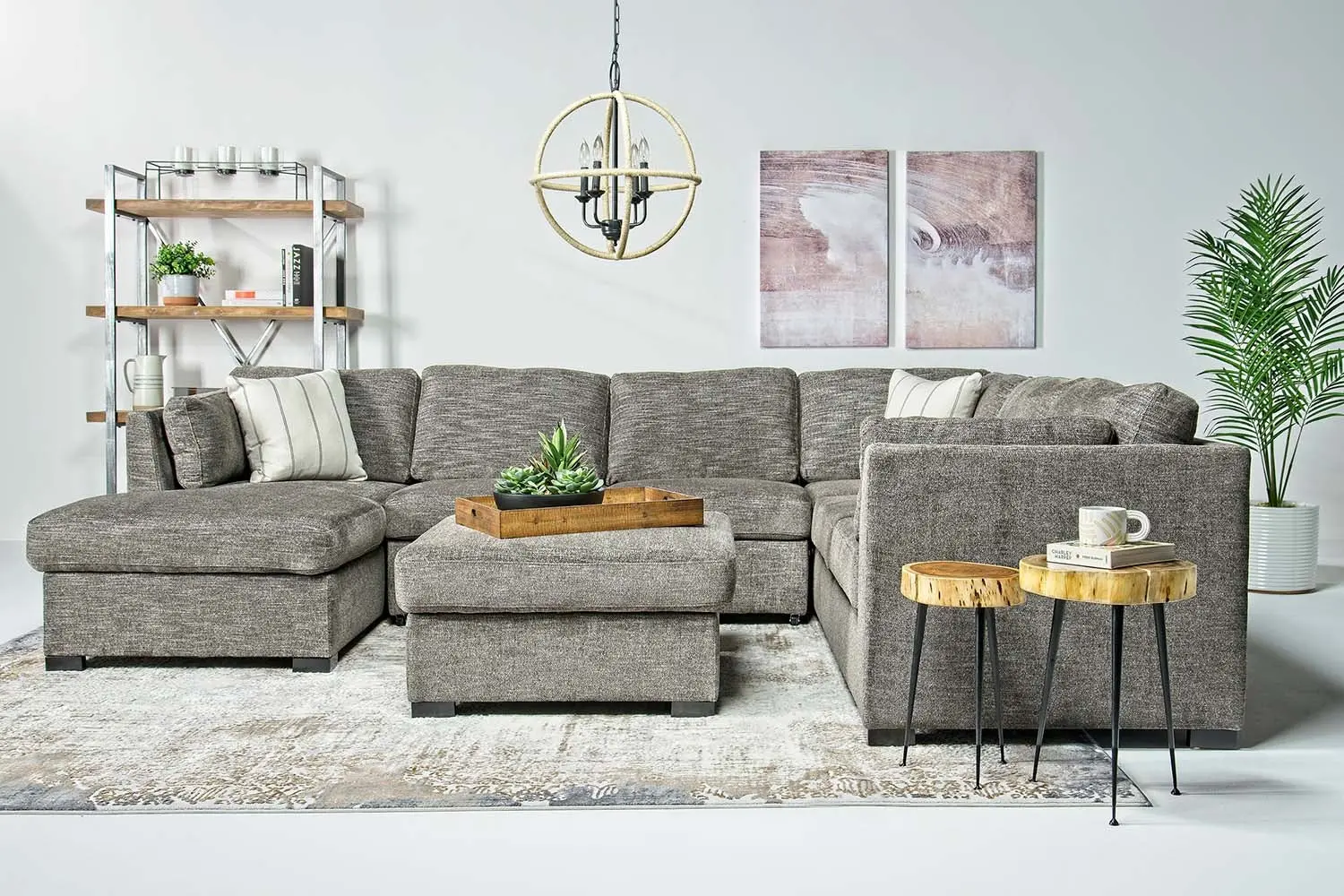 Vivian Full Pullout Sofa Chaise - Image 16
