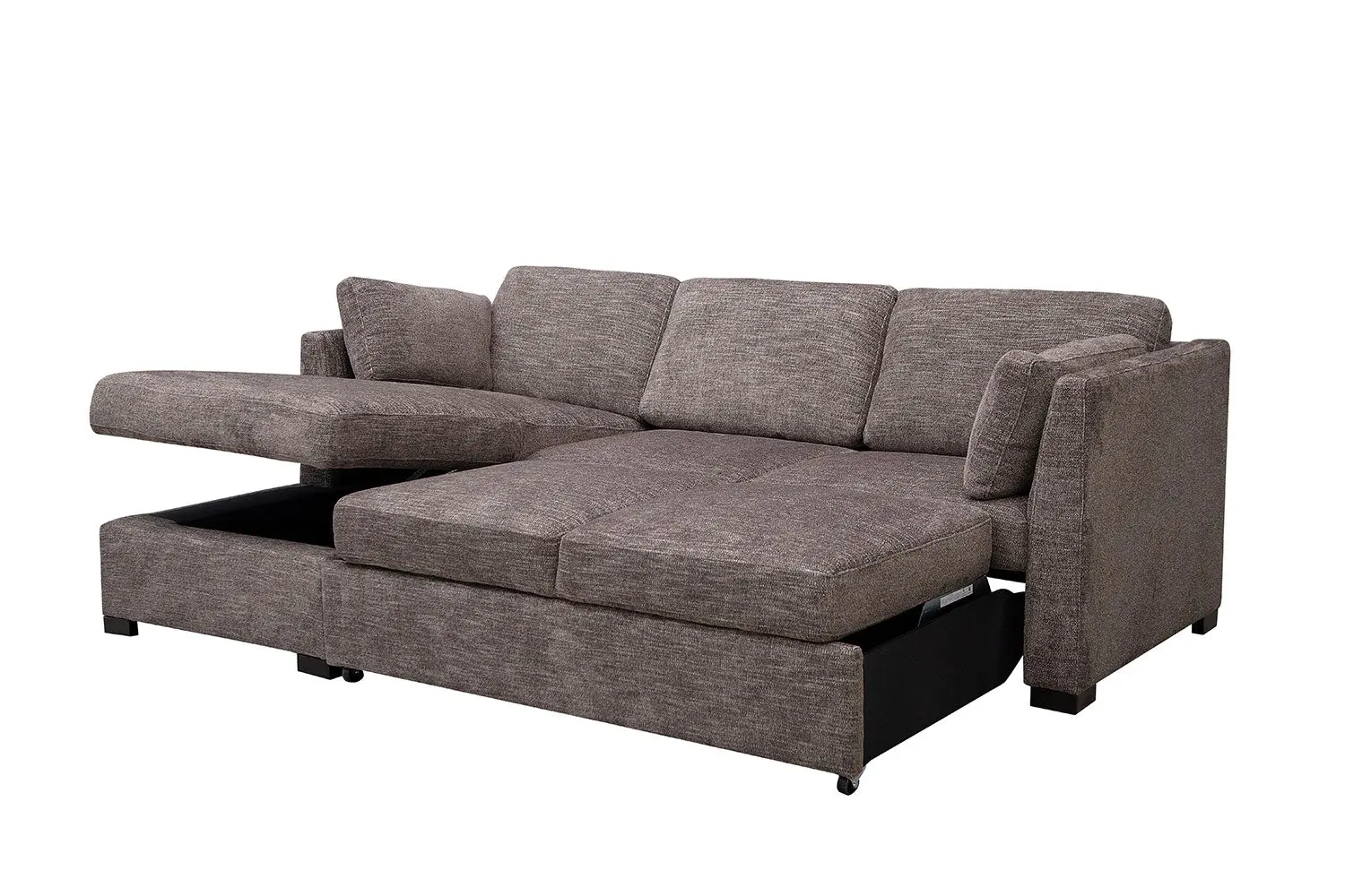 Vivian Full Pullout Sofa Chaise - Image 7