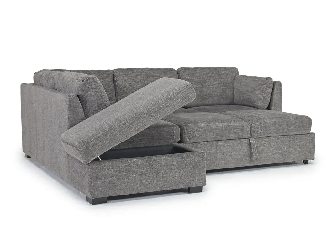 Vivian Full Pullout Sofa Sleeper Tux Chaise - Image 5
