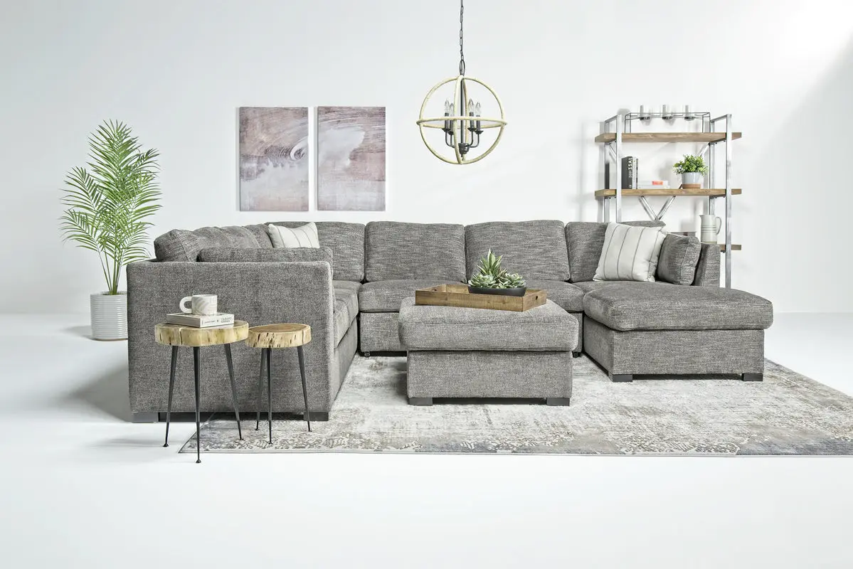 Vivian Full Pullout Tux Chaise Sectional - Image 2