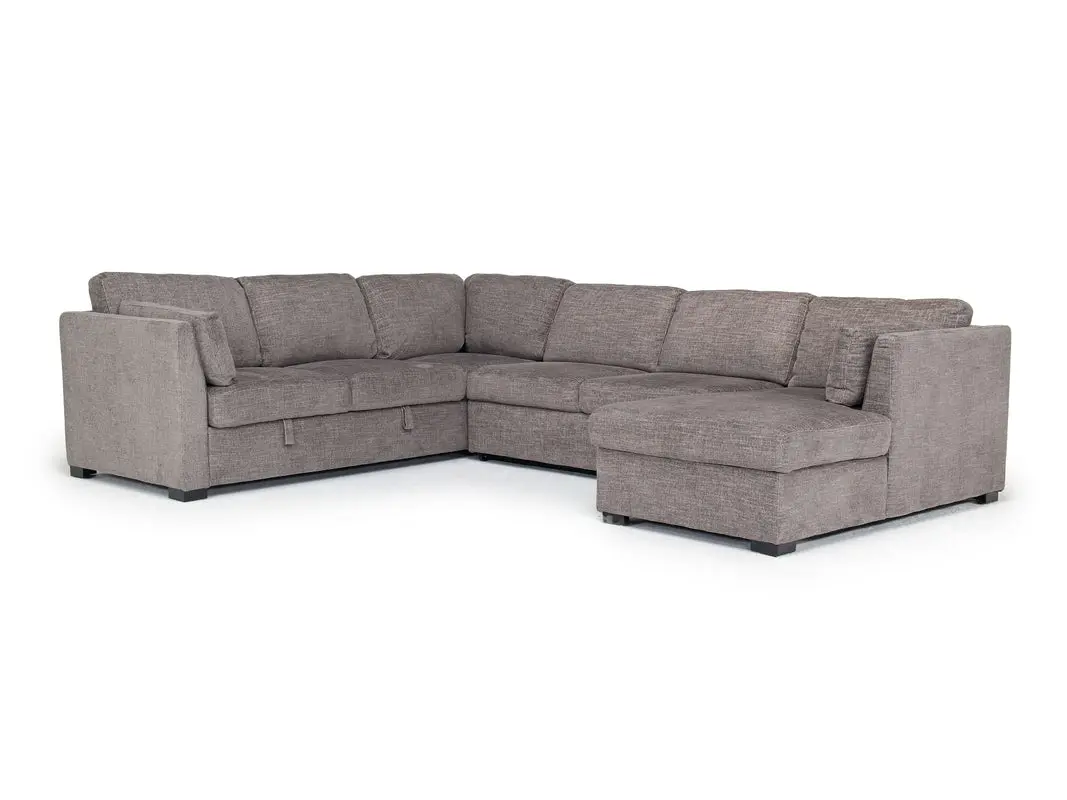 Vivian Full Pullout Tux Chaise Sectional - Image 3