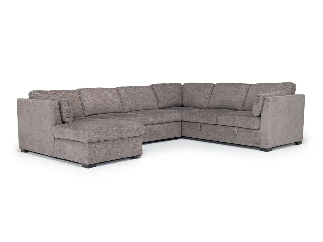 Vivian Full Pullout Tux Chaise Sectional - Image 4
