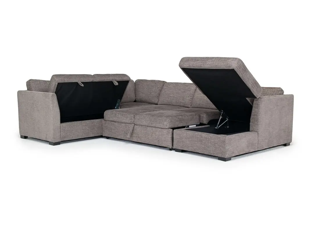 Vivian Full Pullout Tux Chaise Sectional - Image 9