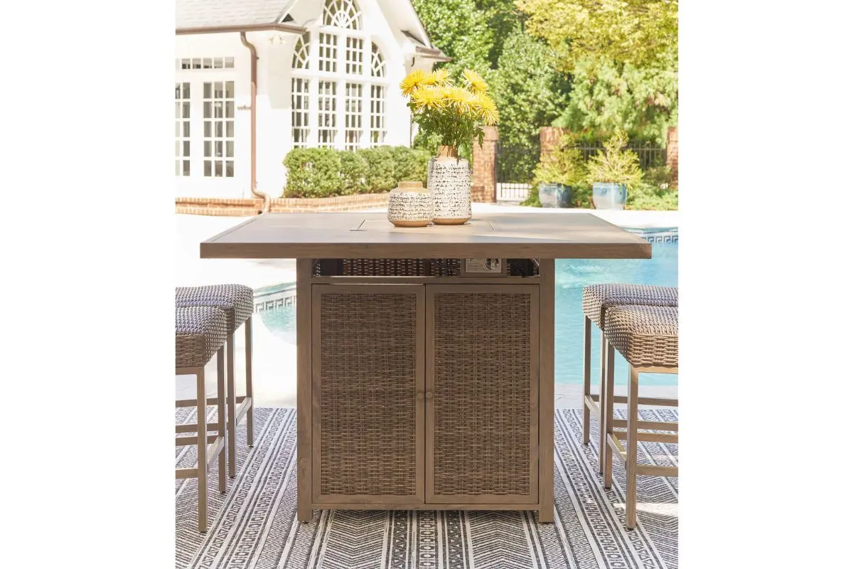 Walton Bridge Outdoor Bar Table - Image 9