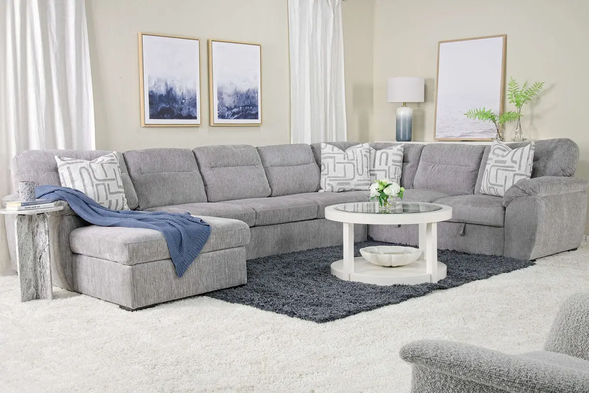 Wanda Full Pullout Dual Chaise Sectional - Image 7
