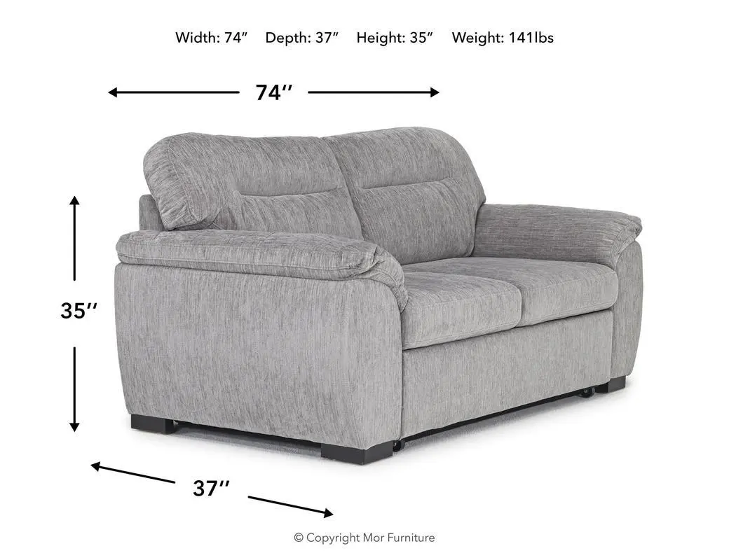 Wanda Full Sleeper Loveseat - Image 7