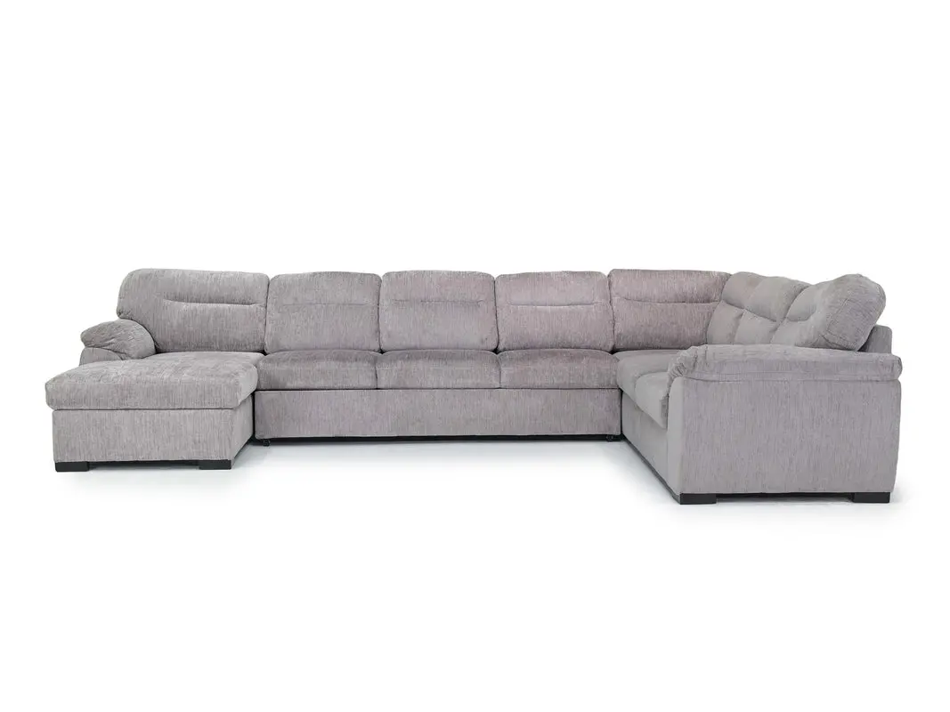 Wanda Queen Pullout Tux Chaise Sectional - Image 3