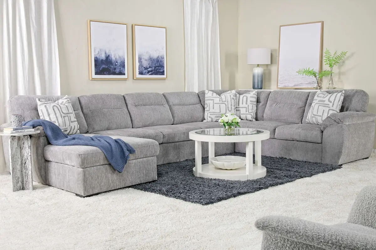 Wanda Queen Pullout Tux Chaise Sectional - Image 7