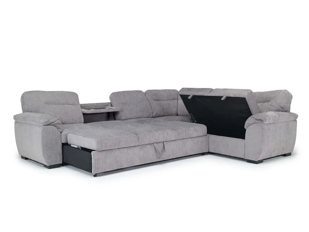 Wanda Queen Tux Sleeper Sectional With Drop Down Table - Image 16