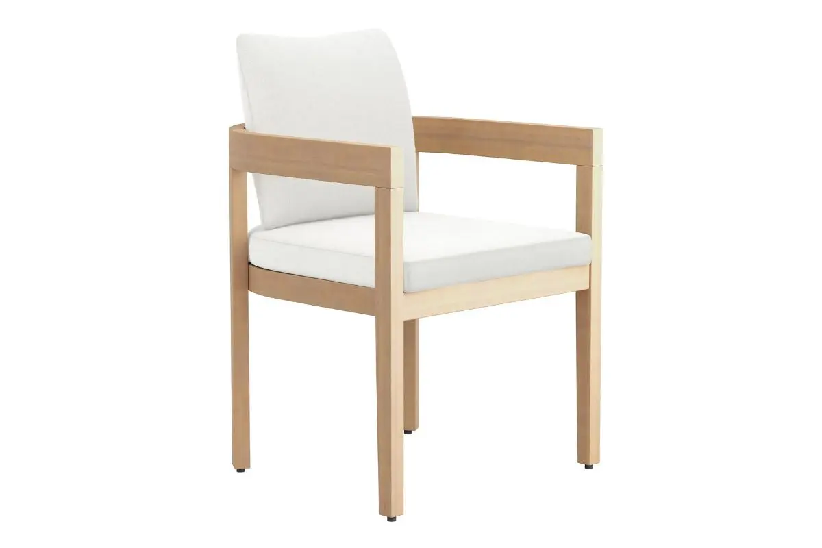 Wesley Outdoor Dining Table & 6 Chairs - Image 5