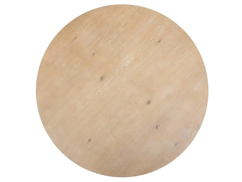 White Oak Round Dining Table - Image 3