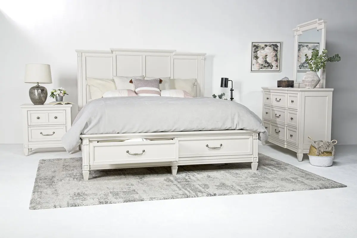 Willowbrook Panel Bed & Dresser & Mirror & Nightstand - Image 4