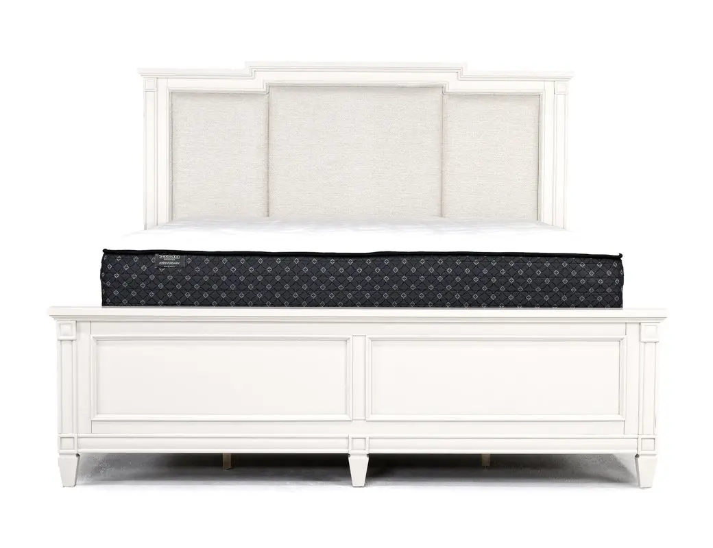 Willowbrook Upholstered Panel Bed & Dresser & Mirror - Image 15