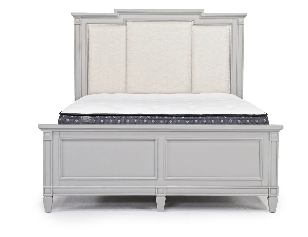 Willowbrook Upholstered Panel Bed & Dresser & Mirror - Image 19