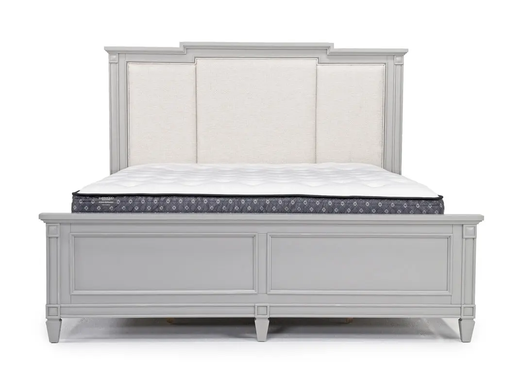 Willowbrook Upholstered Panel Bed & Dresser & Mirror - Image 20
