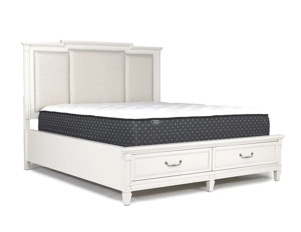 Willowbrook Upholstered Panel Bed & Dresser & Mirror - Image 28