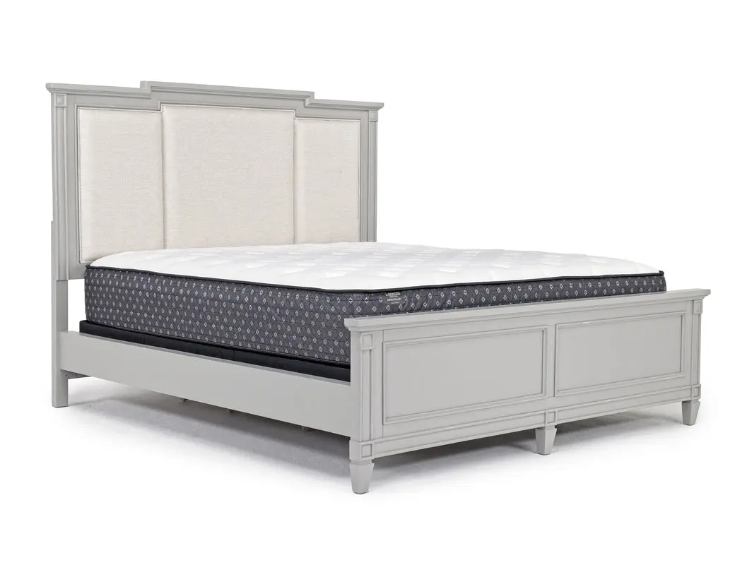 Willowbrook Upholstered Panel Bed & Dresser & Mirror - Image 33