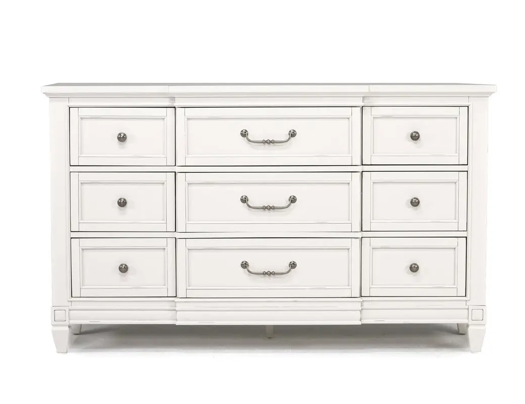 Willowbrook Upholstered Panel Bed & Dresser & Mirror - Image 54