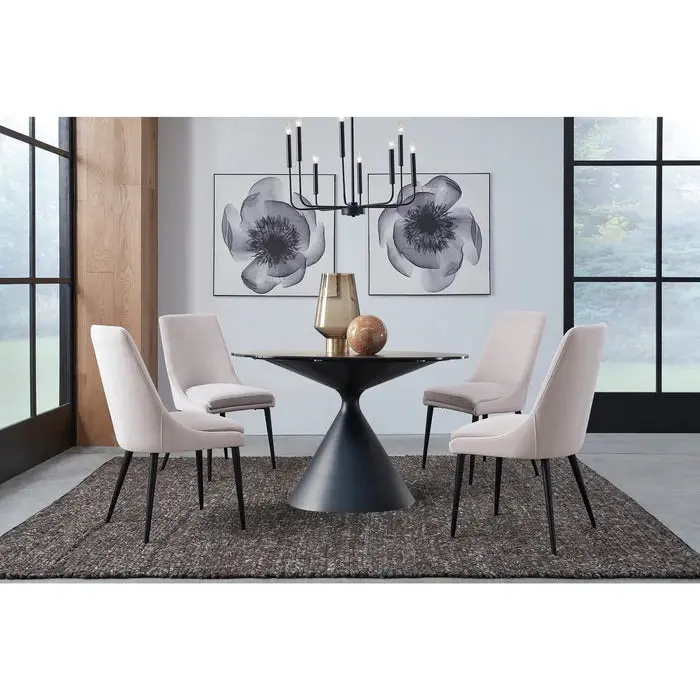 Winston Round Dining Table & 4 Chairs