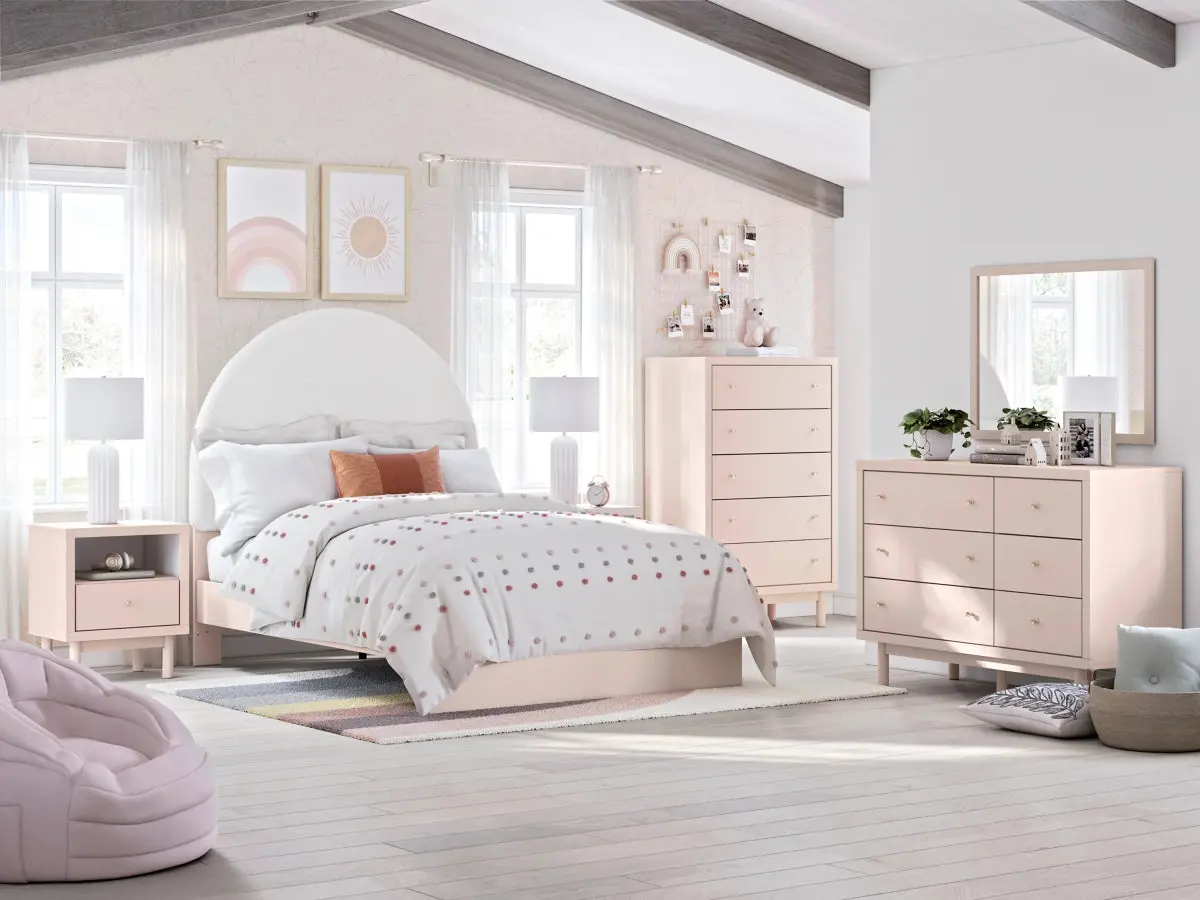 Wistenpine Panel Bed & Dresser & Mirror & Nightstand - Image 47