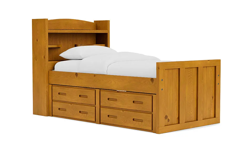 Young Pioneer Bookcase Bed
