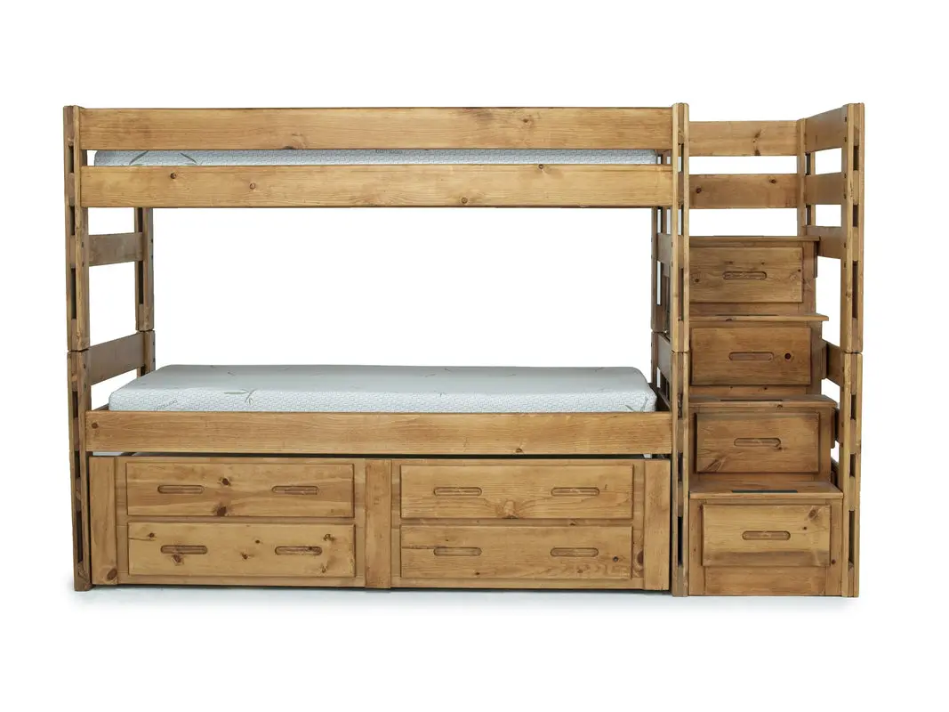 Young Pioneer Bunk Bed With Storage Trundle