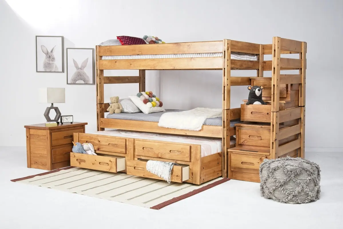 Young Pioneer Bunk Bed With Trundle Bed - Image 15