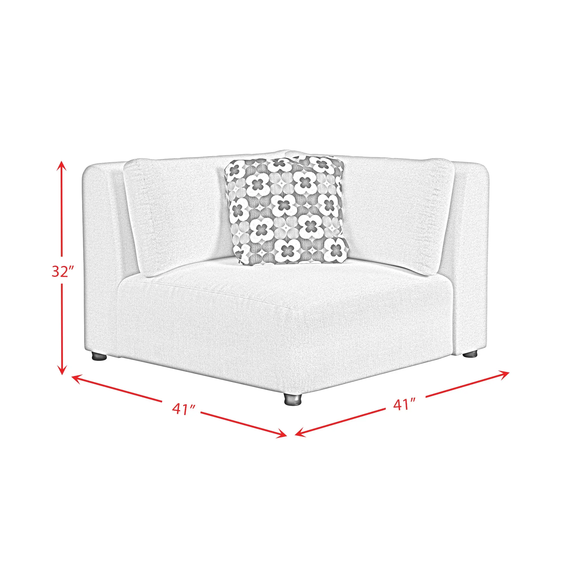Zandara Outdoor Corner Chair - Image 9
