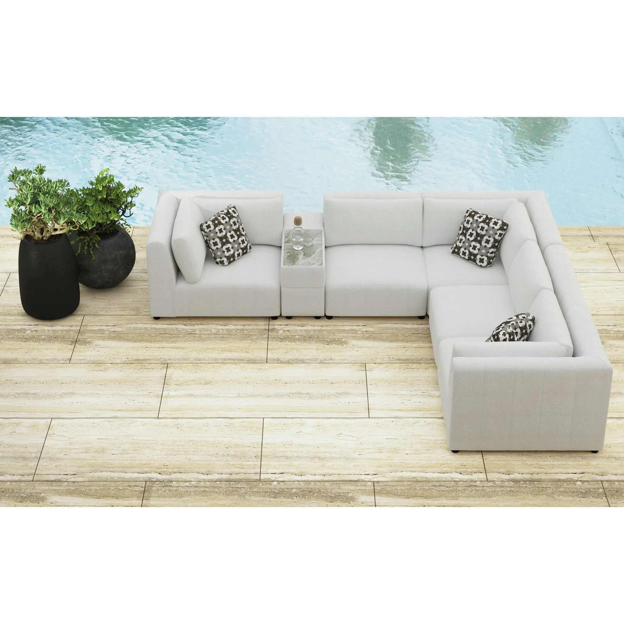 Zandara Outdoor End Table - Image 5