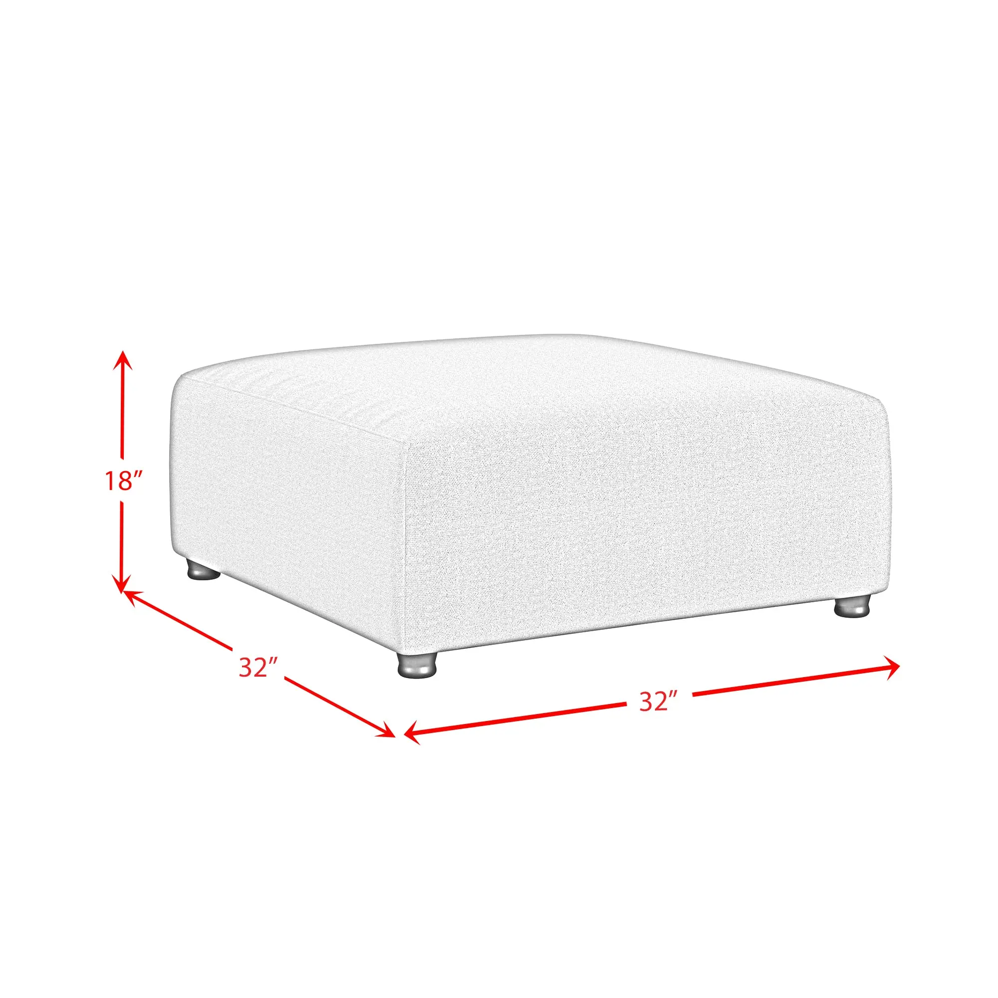 Zandara Outdoor Ottoman - Image 5